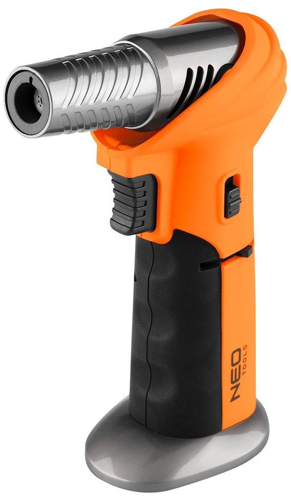 Mikropalnik gazowy z zapłonem piezo, 360st., regulacja płomienia, pojemność 10g