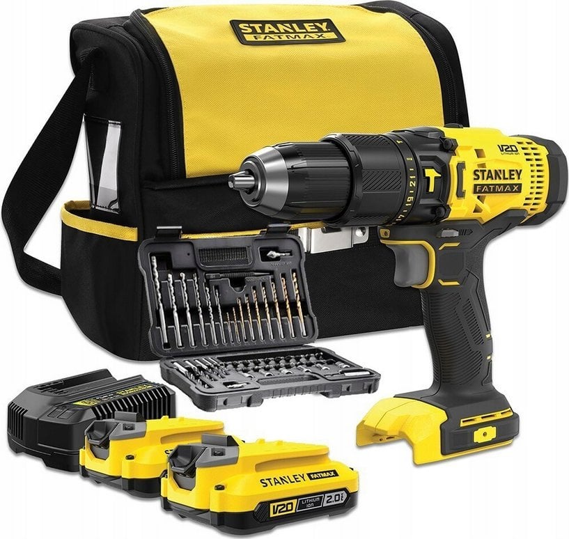 Wiertarko-wkrętarka Stanley SFMCD711DSA 18 V 2 x akumulator 2 Ah