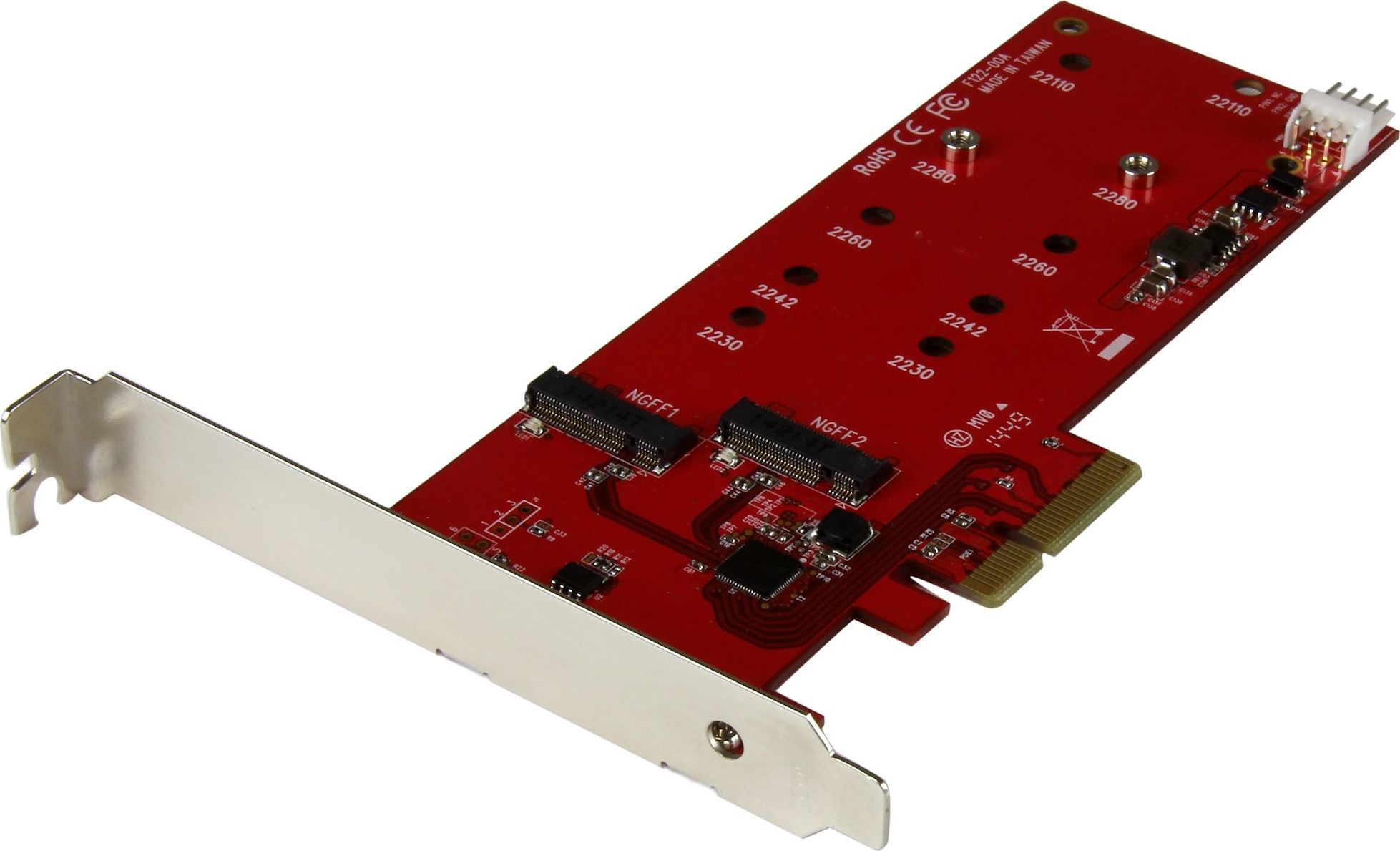 Kontroler StarTech PCIe 2.0 x4 - 2x M.2 SATA B-key (PEX2M2)