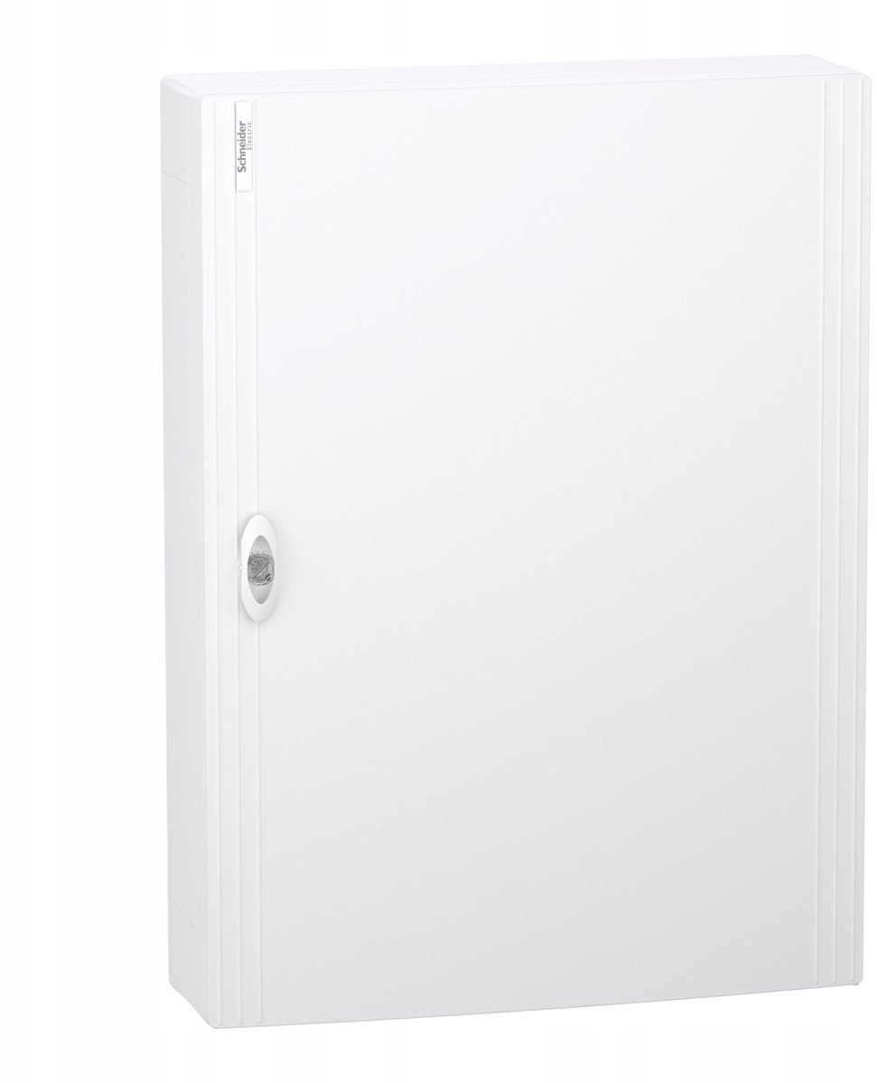 Rozdzielnica PrismaSeT XS 4x24 natynkowa PSXS-4-24-NT-B drzwi białe IP40 IK09 LVSXQ424