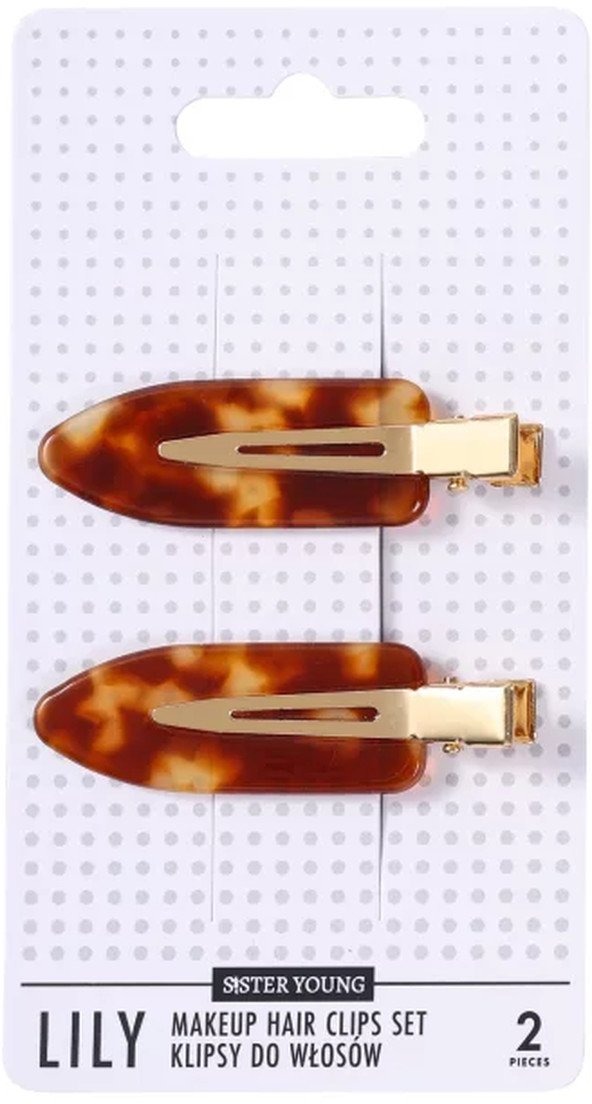 Sister Young Lily Klipsy do włosów Dark Brown