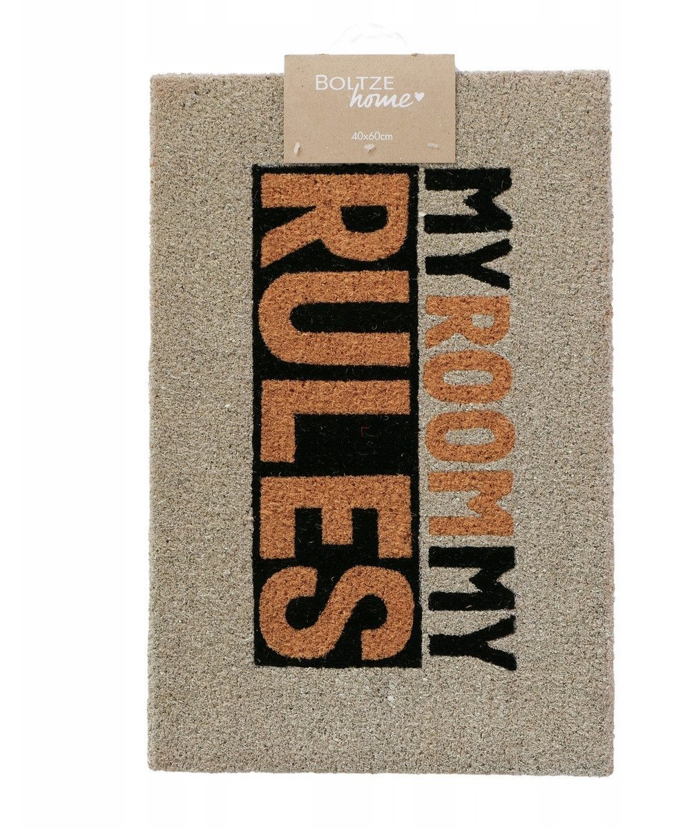 Wycieraczka z włókna kokosowego RULES, 60 x 40 cm