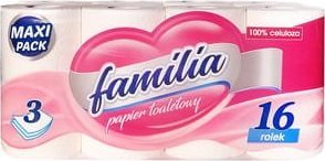 Papier toaletowy FAMILIA 16 rolek, 3-warstwowy