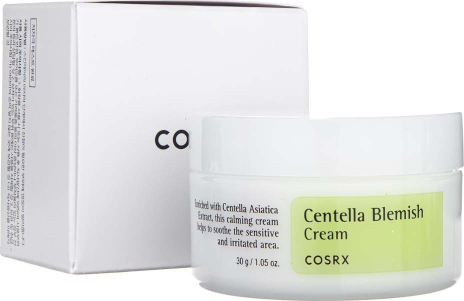 CosRx COSRX Centella Blemish Cream Krem do twarzy z wąkrotą azjatycką - 30 ml