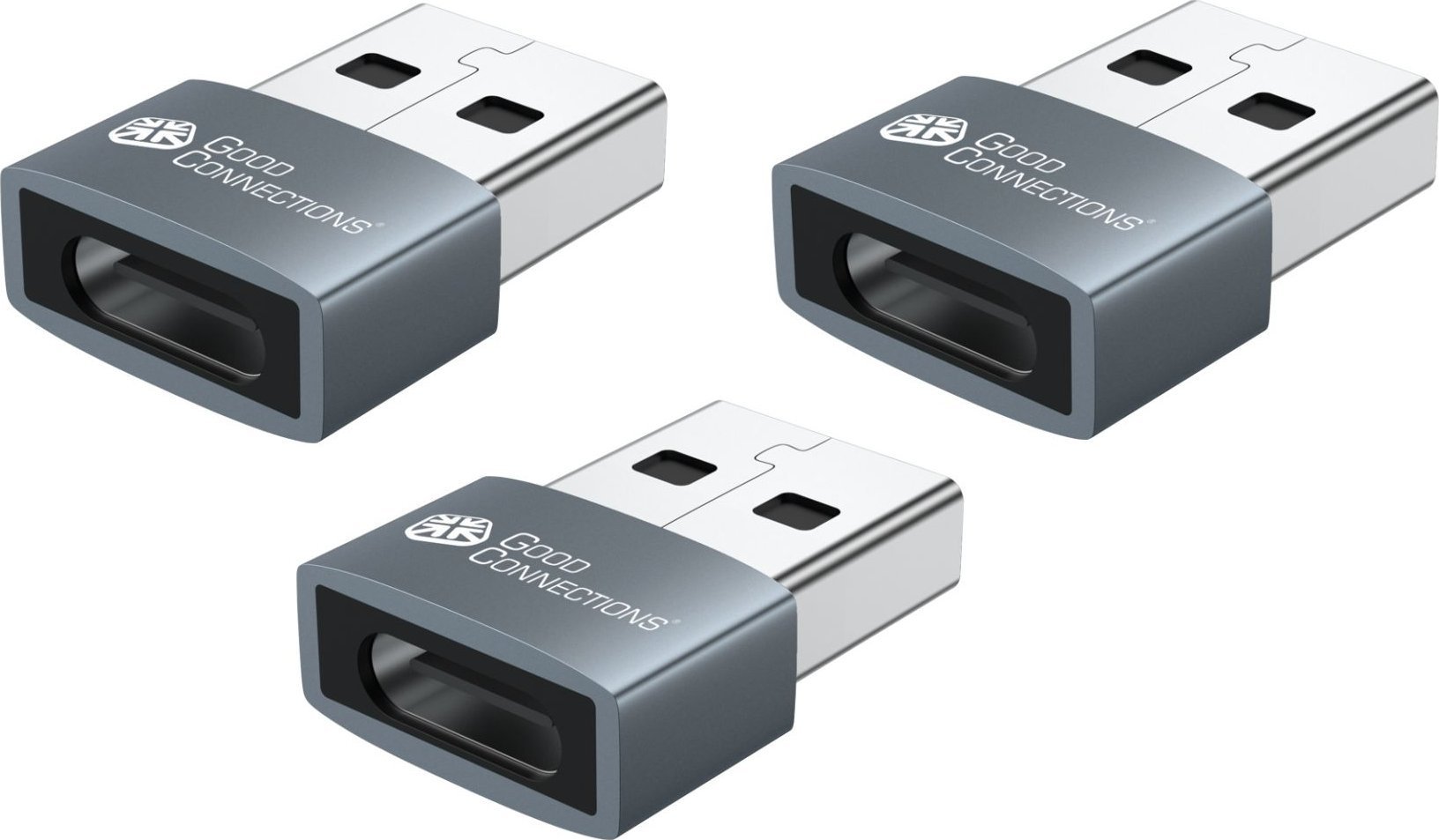 Adapter USB Good Connections Good Connections USB2.0 Adapter A-St.-USB-C Bu. 3er Set