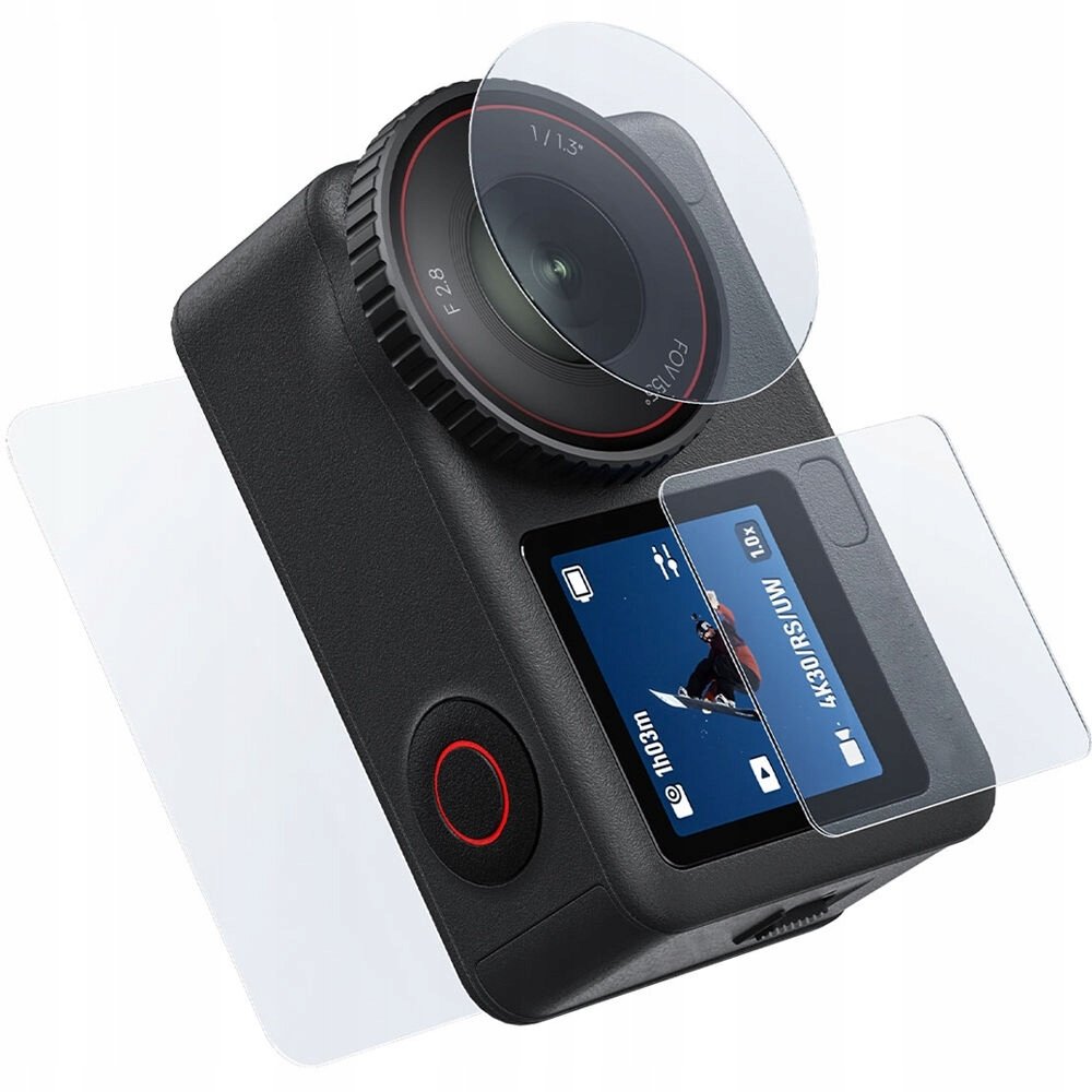 Zestaw Osłona Szkło Hartowane Na Obiektyw + 2x Ekran Do Dji Osmo Action 6 / S6-flm-26