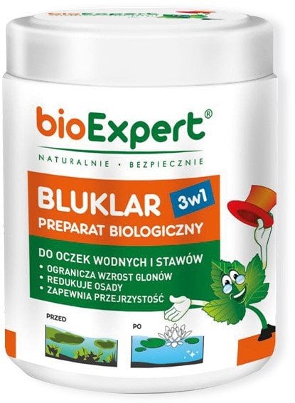 Bioexpert BLUKLAR, Preparat biologiczny do oczek wodnych, 500 g
