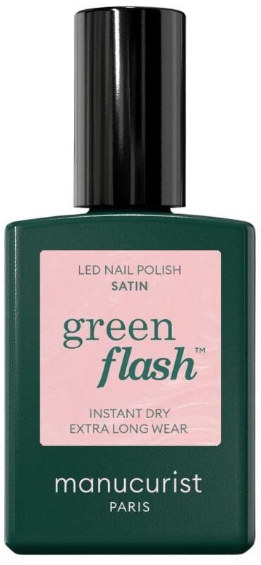 MANUCURIST_Green Flash Led Gel Nail Lacquer lakier do paznokci Satin 15ml