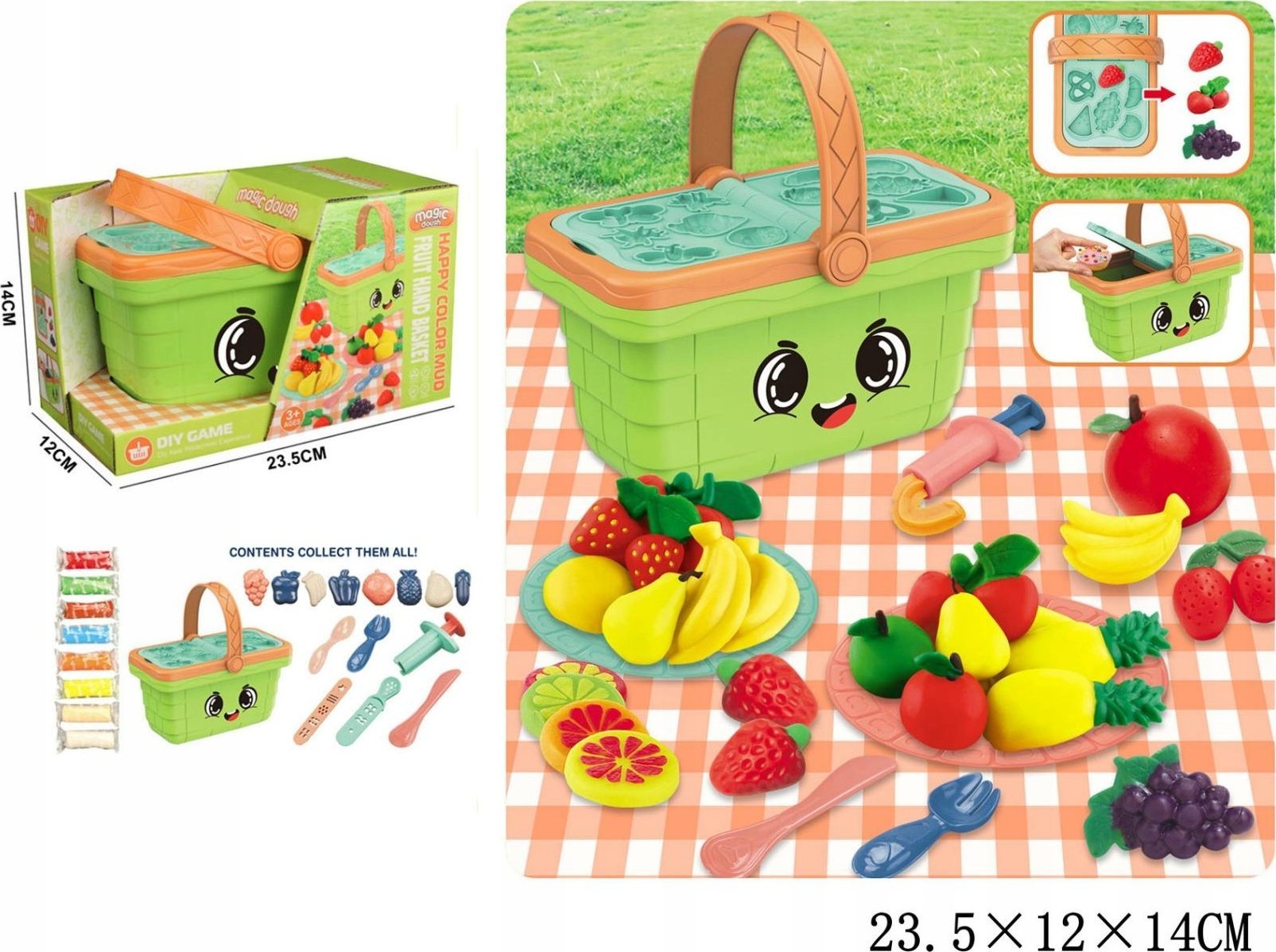 Gazelo Ciastolina zestaw w koszyczku G206132 74939