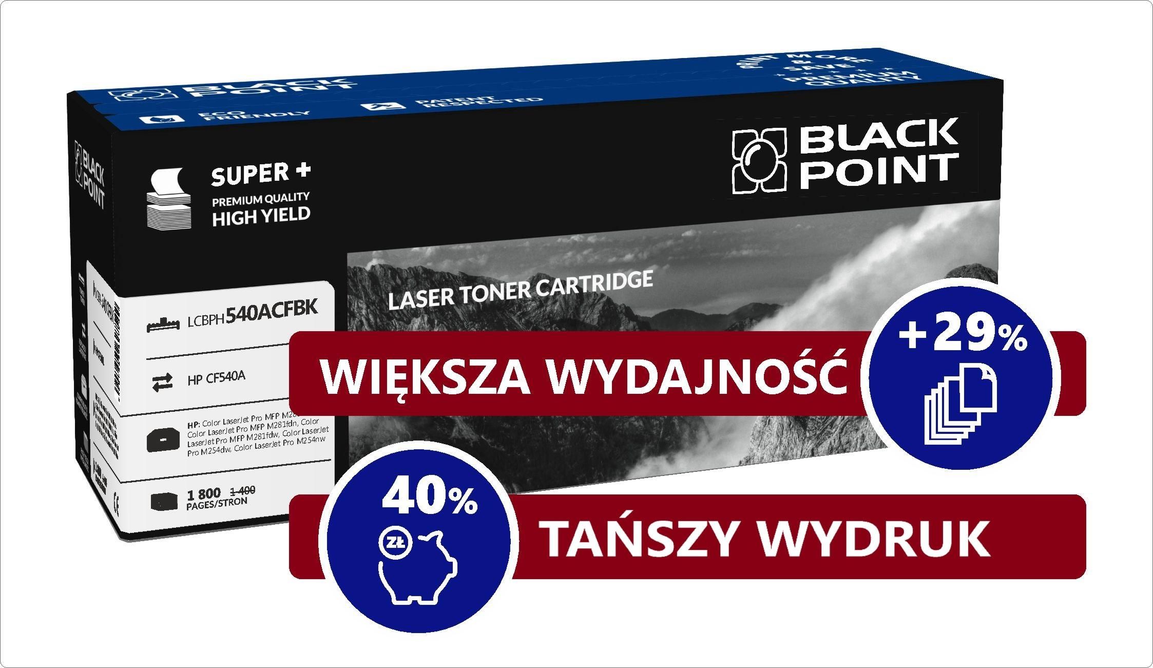 Toner Black Point LCBPH540ACFBK Black Zamiennik 203A (BLHCF540ABK)