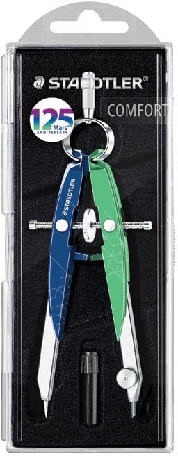 STAEDTLER Zirkel Mars 556 comfort, 125 Mars A blau/grün