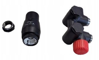 Vario Term zestaw termostatyczny Integra DUO lewy czarny strukturalny IDGS0214CFK/L