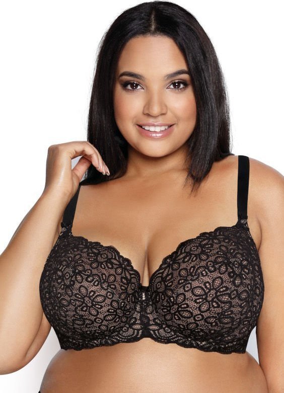 MAT Lingerie Biustonosz miękki czarny Jackie M-0168/2 70J