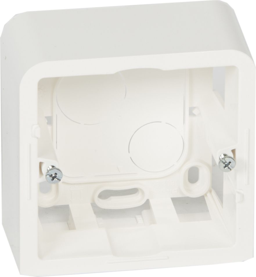 Legrand Puszka natynkowa 2 moduły MOSAIC biała - 080281