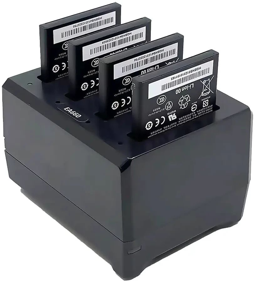 Ładowarka 4-stanowiskowa do ładowania baterii do EA660, zasilacz, bez kabla zasilającego 1550-602333G