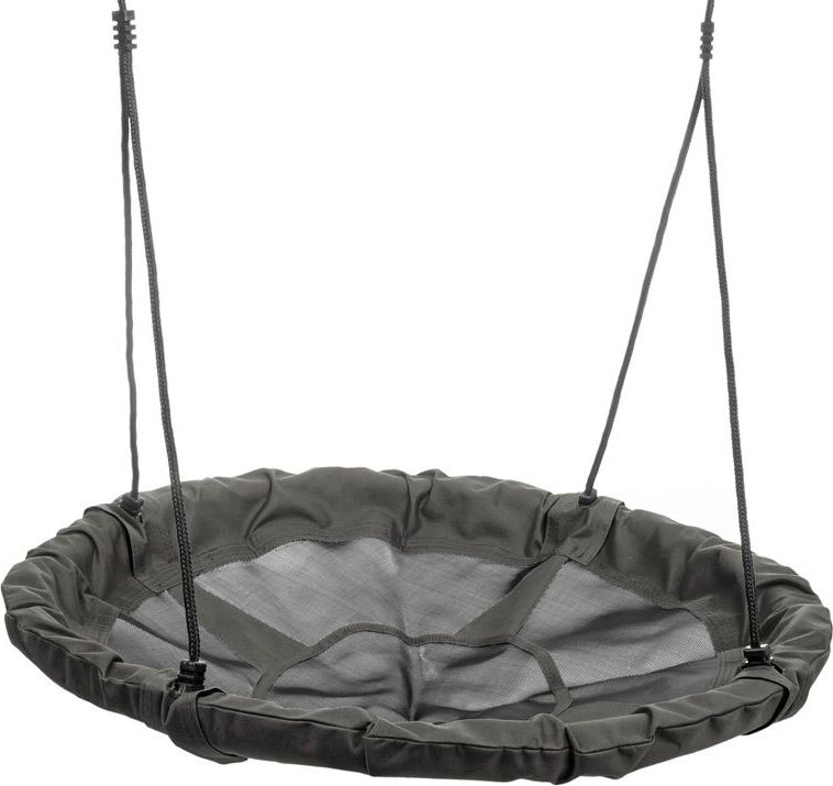 Huśtawka Majowo Duża Huśtawka Dla Dziecka Bocianie Gniazdo - Antracyt