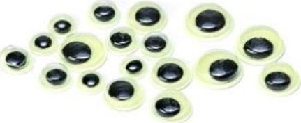 BREWIS Ruchome oczka świecące w ciemności 20szt