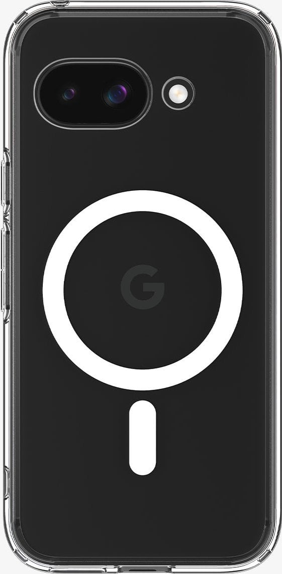 SPIGEN futerał ULTRA HYBRID MAG kompatybilny z MagSafe do GOOGLE PIXEL 9A clear/white