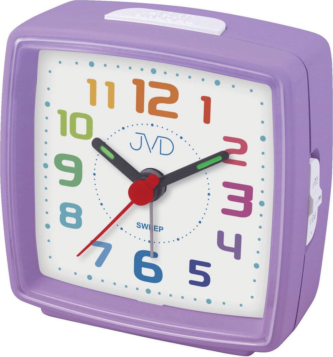 JVD Budzik JVD SRP2811.3 7x7 cm cichy mechanizm drzemka podświetlenie .