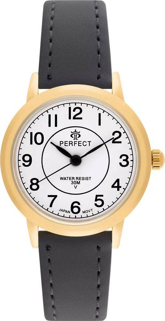 Zegarek Perfect Zegarek Perfect LXC132G-07 damski klasyczny czytelny .