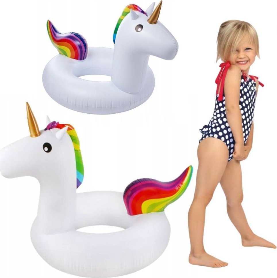 ZOLTA Koło do pływania Materac dmuchany Jednorożec