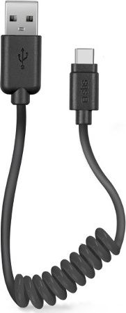 Kabel USB SBS Mobile USB-A - USB-C 0.5 m Czarny (TECABLETYPCSK)