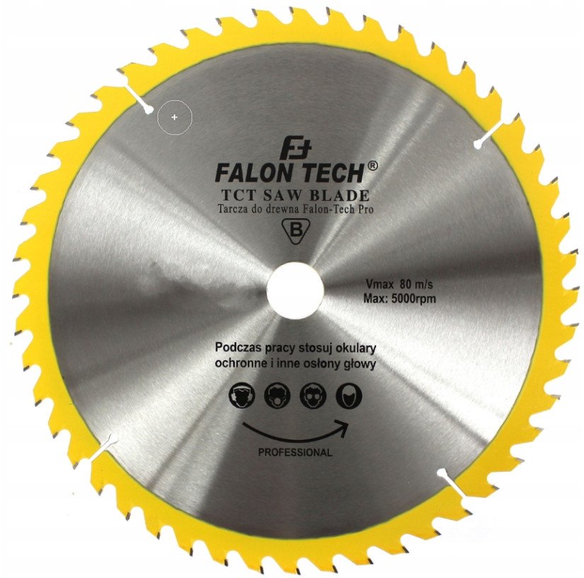 Tarcza widiowa do drewna 255x30 mm 40T Falon-Tech PRO