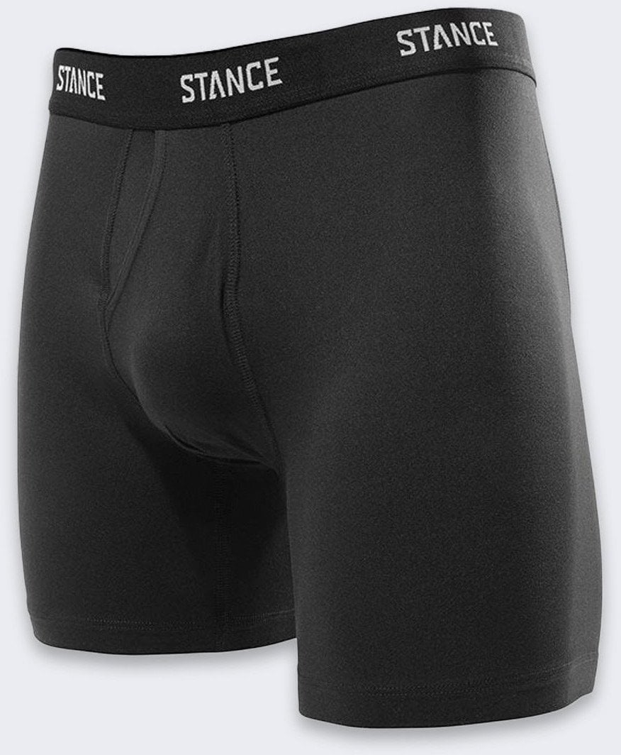 Bokserki Stance Solid Boxer BLACK