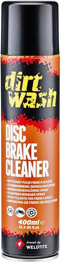 Weldtite Odtłuszczacz do tarczy hamulcowych WELDTITE DIRTWASH DISC BRAKE CLEANER Aerosol Spray 400ml (NEW)