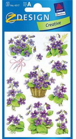 Avery Zweckform KWIATY NAKLEJKI (4317)