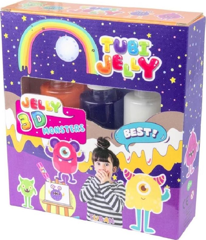 TUBAN Zestaw Tubi Jelly 3 kolory - Potworki