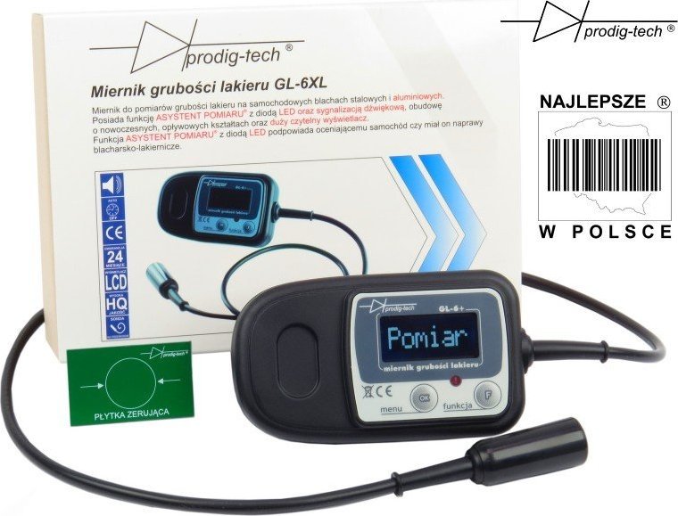 Prodig-tech Samochodowy miernik grubości lakieru GL-6XL Prodig-Tech