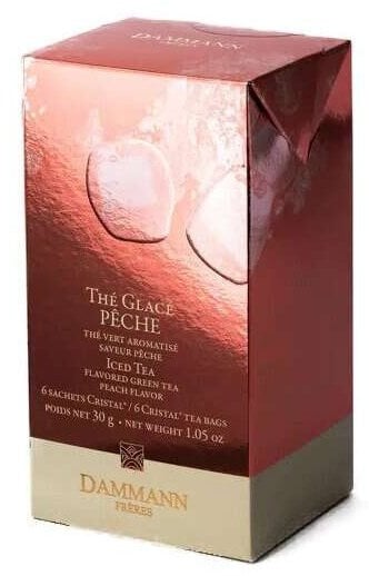 Dammann Herbata zielona na zimno Peach Blossom 6 saszetek