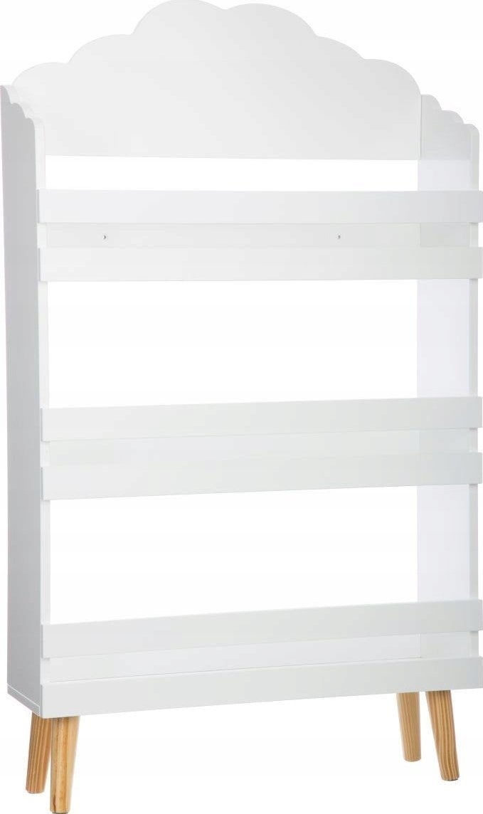 Atmosphera Biały regał do przechowywania - 3 poziomy, 58 x 18 x 100 cm
