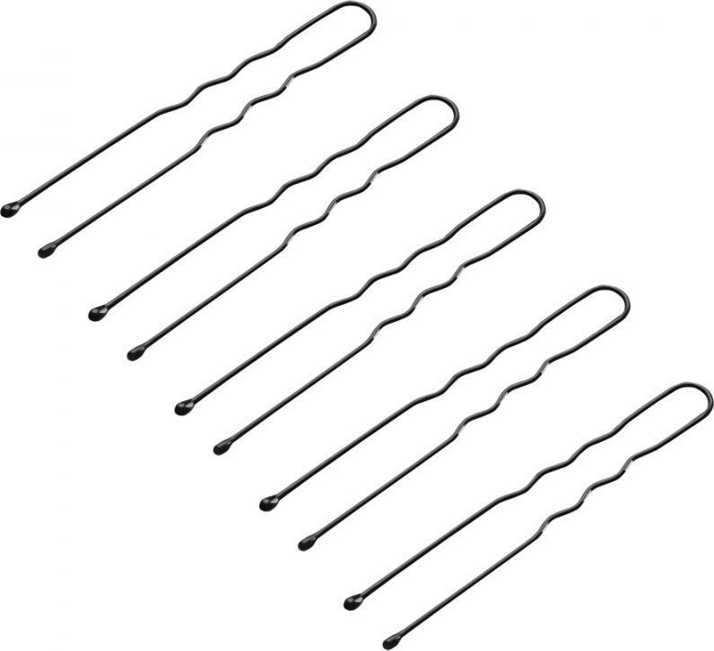 Activeshop KOKÓWKI FRYZJERSKIE DO WŁOSÓW E-65 300 SZT. 5 CM CZARNE