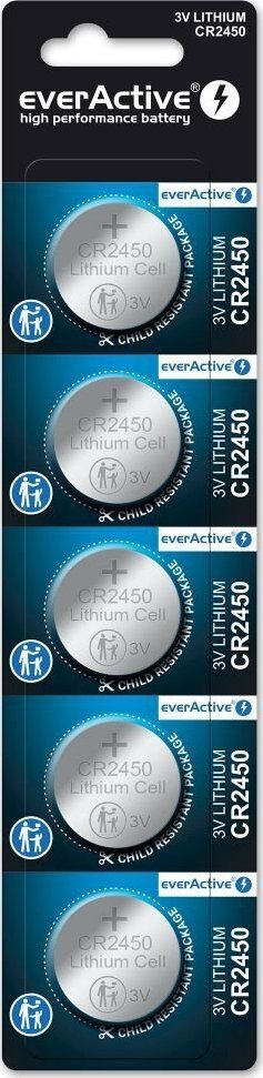 EverActive Bateria CR2450 5 szt.