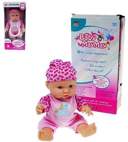 Hipo Lalka winylowa 24cm 6-dźwięków 3 wzory 299-S