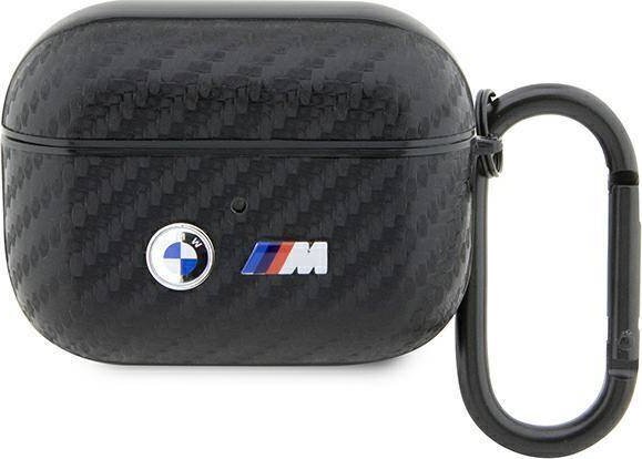 BMW BMW BMAPWMPUCA2 AirPods Pro cover czarny/black Carbon Double Metal Logo