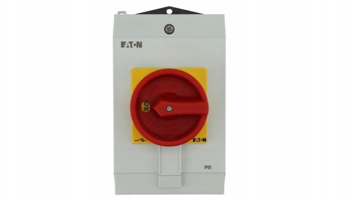 Rozłącznik 40A 3P+N w obudowie IP65 czerwono-żółta rączka z blokadą P1-40/I2/SVB/N 199911