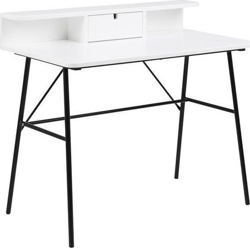 Biurko Actona Pascal Białe 100 cm x 55 cm