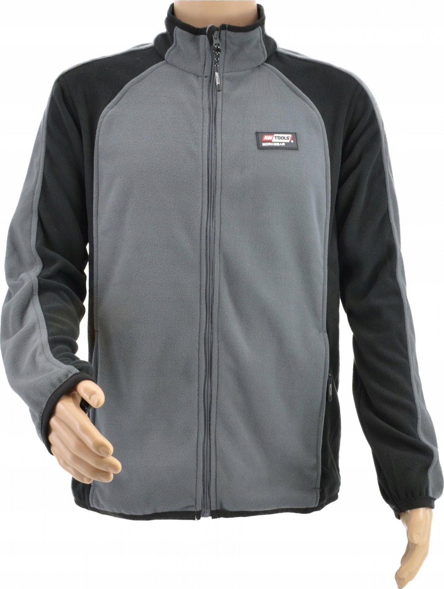 AWTools AWTOOLS BLUZA POLAROWA T1/ SZARO-CZARNA/ L