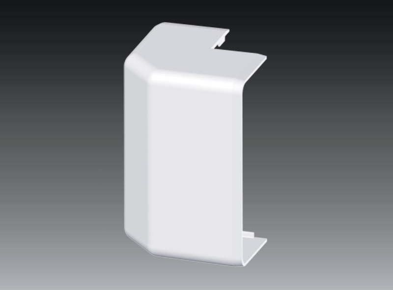 Kopos Pokrywa narożna zewnętrzna EKD biała 100 x 40mm (8516)