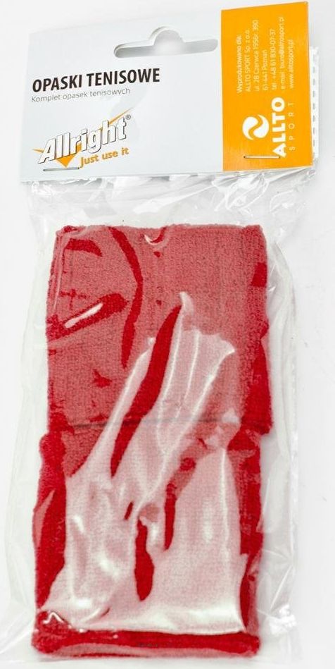 Allright Komplet opasek tenisowych Allright Red uniwersalny