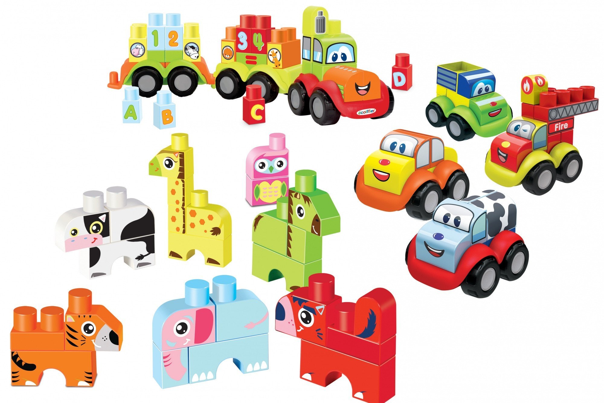 EC 3w1 Superpack zestaw auta i klocki 7600007770