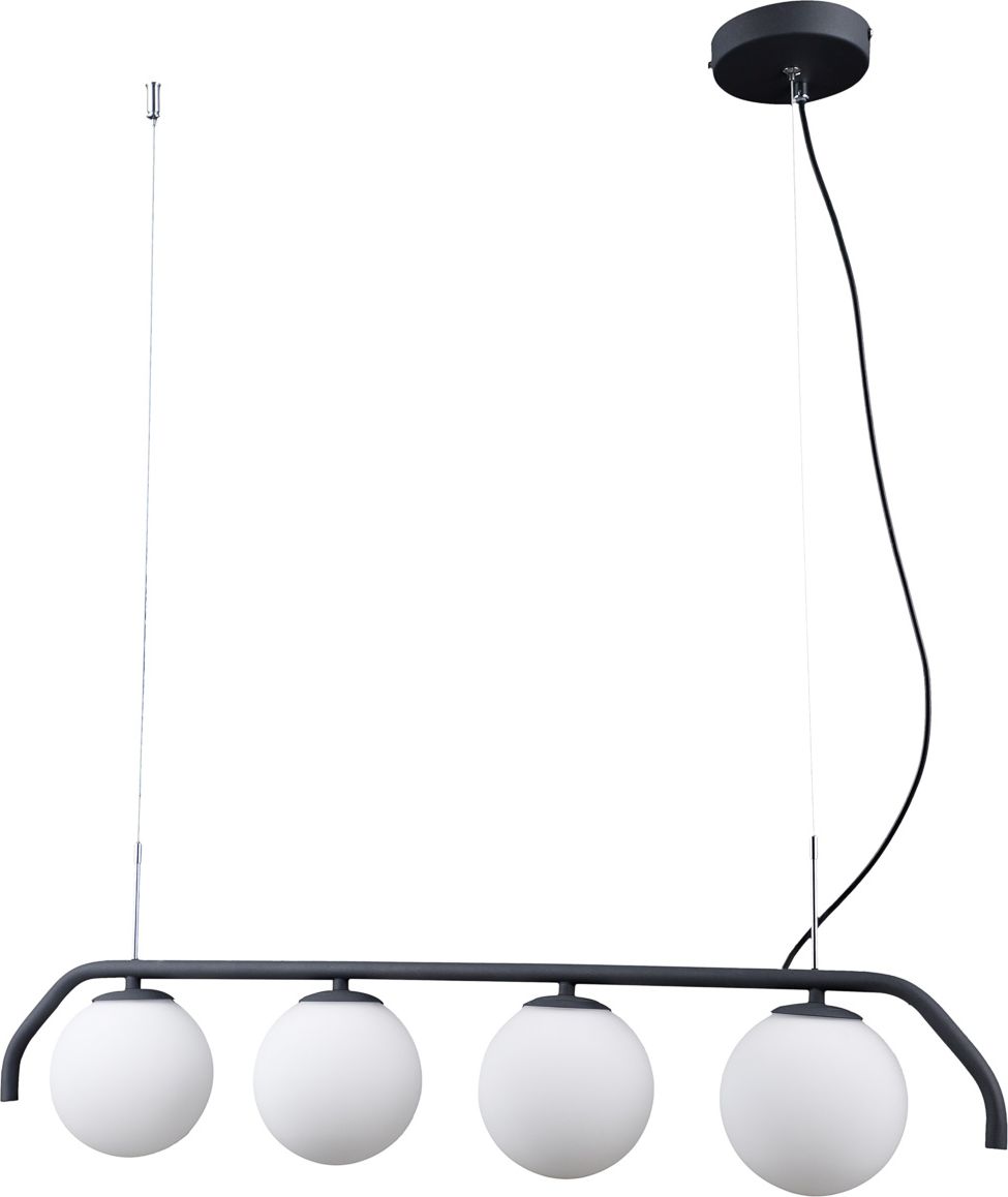 Lampa wisząca Italux Carimi nowoczesna czarny (PND-3300-4-BK)