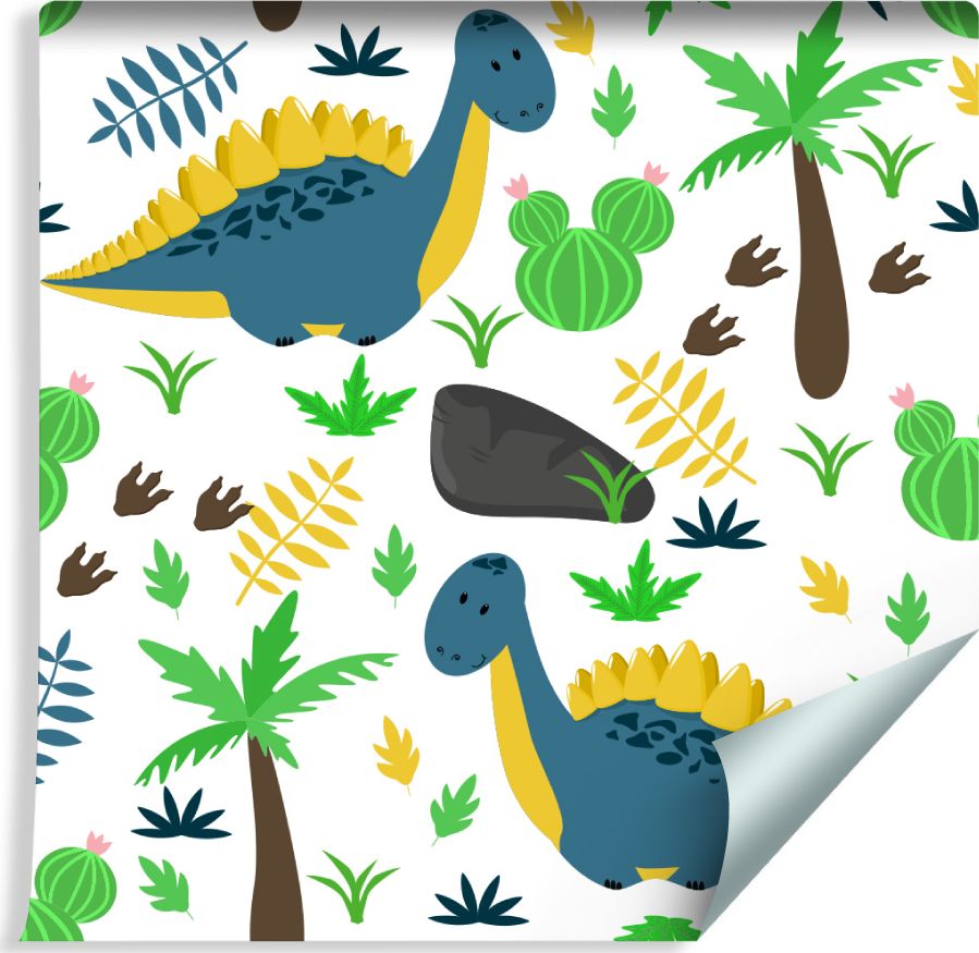 Muralo Tapeta Dla Dzieci - Dinozaury