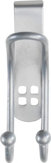 Wenko haki drzwiowe 3,2 x 9,5 x 6 cm stal nierdzewna srebrna 2 sztuki