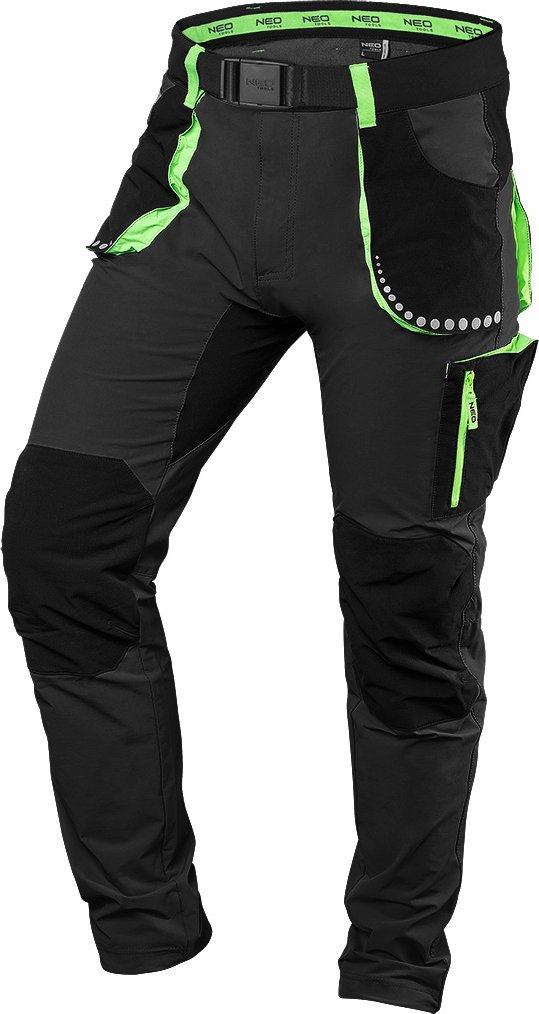 Neo Spodnie robocze PREMIUM,4 way stretch, czarne, rozmiar S