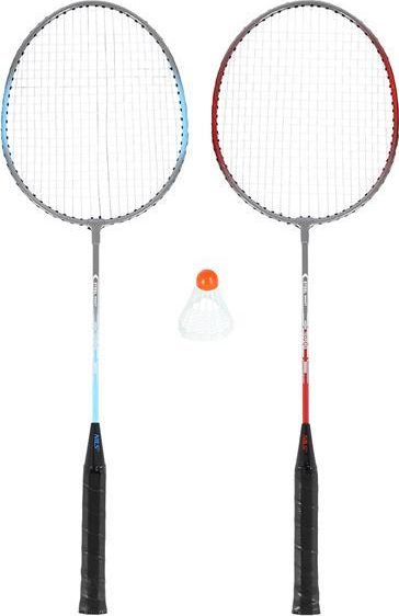 Nils Extreme NRZ002 STEEL / ZESTAW DO BADMINTONA 2 RAKIETY + LOTKA NILS