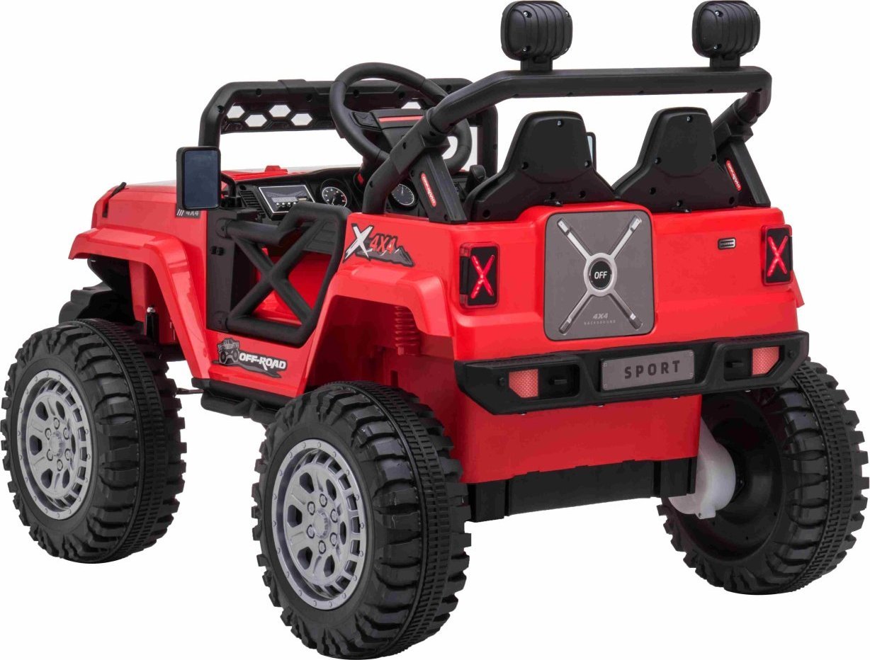 Ramiz Auto na akumulator Pojazd OFF ROAD Speed Czerwony